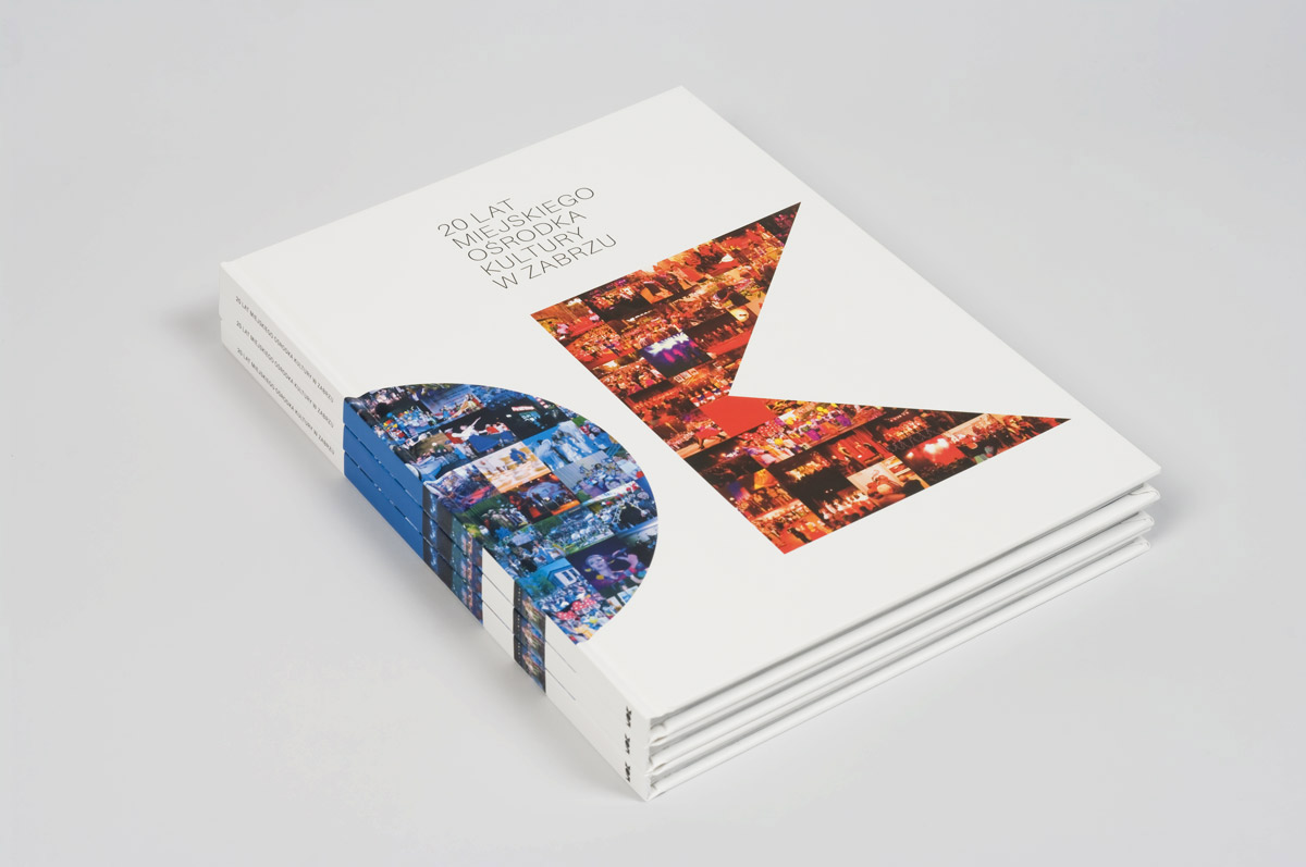 książka - projekt graficzny i druk - MOK Zabrze